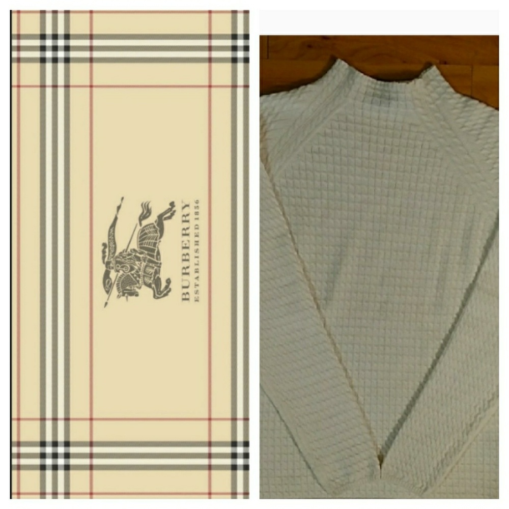 Burberry Cable Knit Sweater